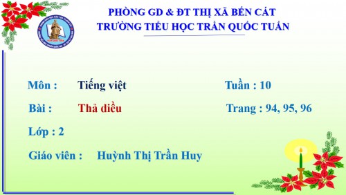 Tiếng Việt   Lớp 2  Thả diều
