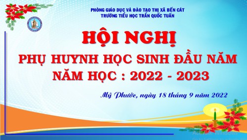 Hoi nghi Phu Huynh hoc sinh nam hoc 2022 2023