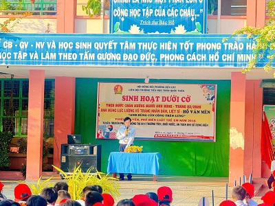 LIÊN ĐỘI, CHI ĐỘI VÀ LỚP NHI ĐỒNG TRIỂN KHAI NỘI DUNG "PHÒNG CHỐNG ĐUỐI NƯỚC" NH 2025-2026.